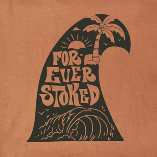 Kids T-Shirt "Forever Stoked Wave" - Boys