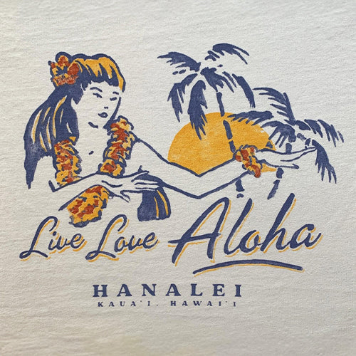 Women's T-Shirt "Live Love Aloha"