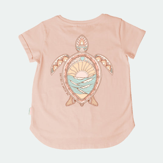 Kids T-Shirt "Scenic Turtle" - Girls