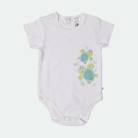 Baby Romper "Turtle Stack" - Baby Boys